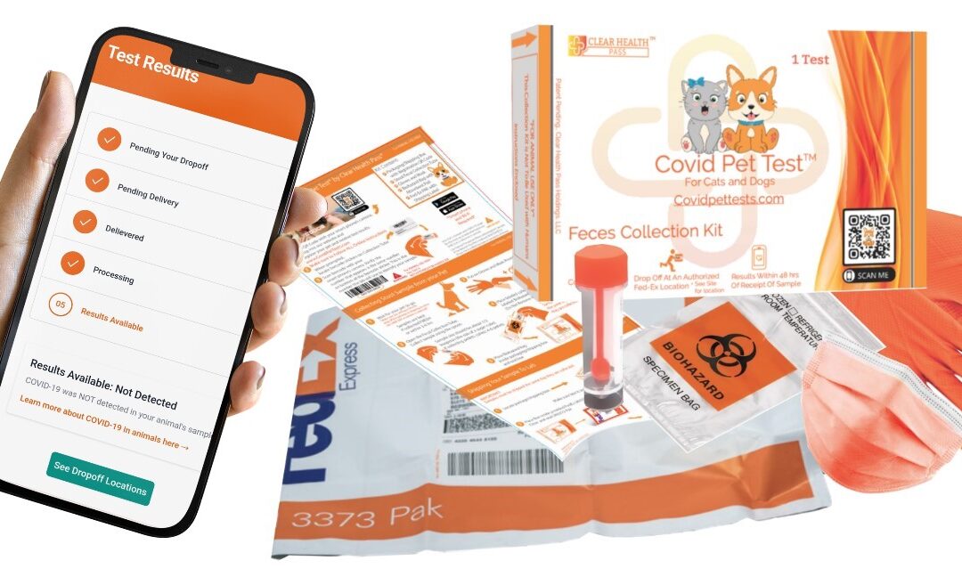 Clear Health Pass™ Launches Revolutionary COVID Pet Test™ at VMX